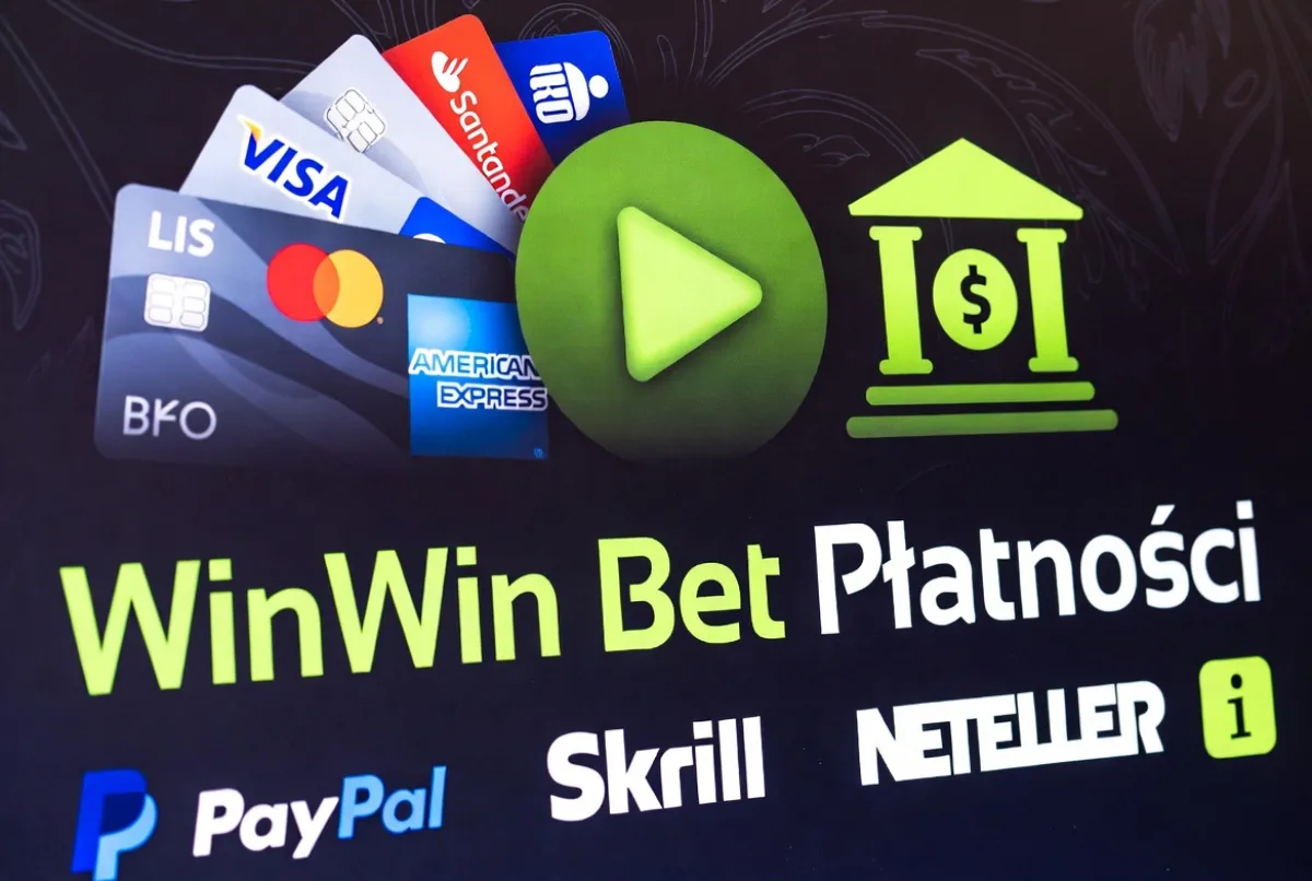 Ekran główny aplikacji mobilnej WinWin Bet z listą zakładów sportowych i kasyna